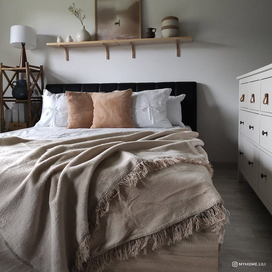 Koc T Bawełniany/B802/150x200 j.beż