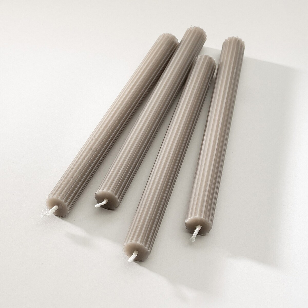 Zestaw świec stroikowych Sand 2x25 cm boże narodzenie, święta, świąteczne, beżowy, 2x2x25 cm