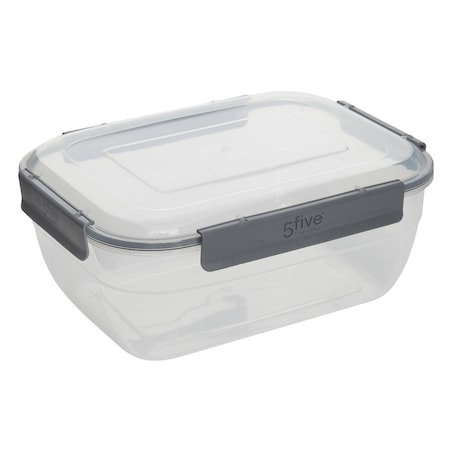 Pojemniki na żywność zamykane na klik KLIC, prostokątne, 4 sztuki