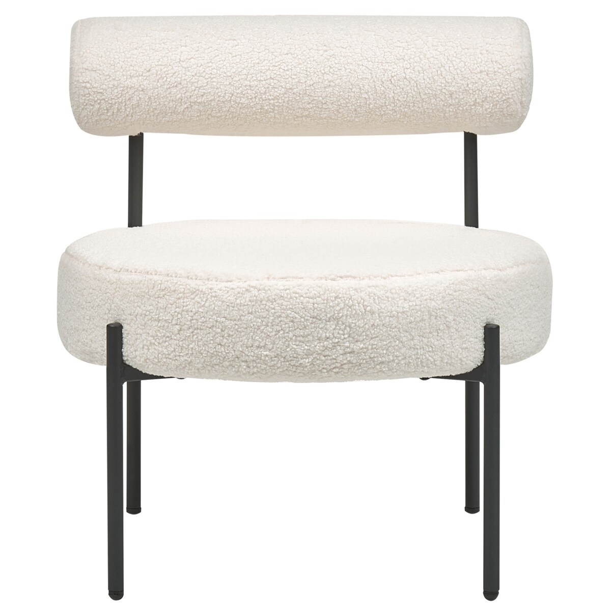 Fotel ALPHA Boucle Biały