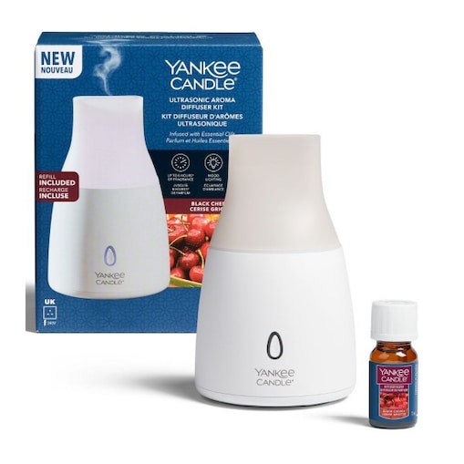 Yankee Candle Ultrasonic zestaw BLACK CHERRY