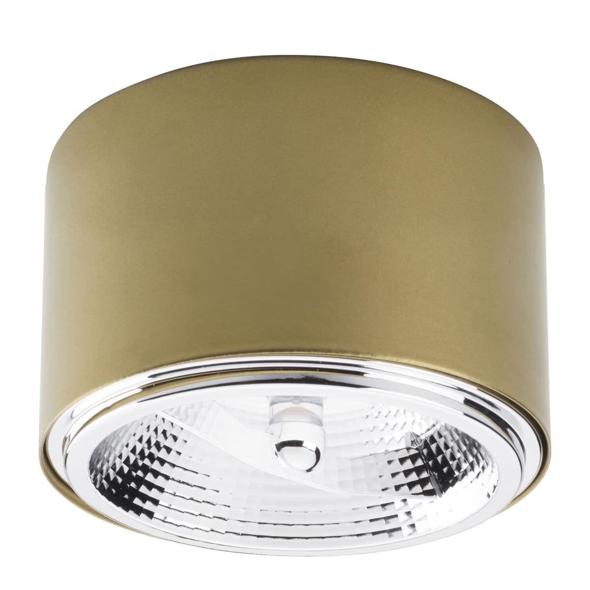 Lampa przysufitowa tuba Moris 3349 TK Lighting okrągła metalowa złota