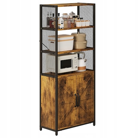 Kredens rustykalny loft industrialny stojąca szafka regał komoda 151 cm