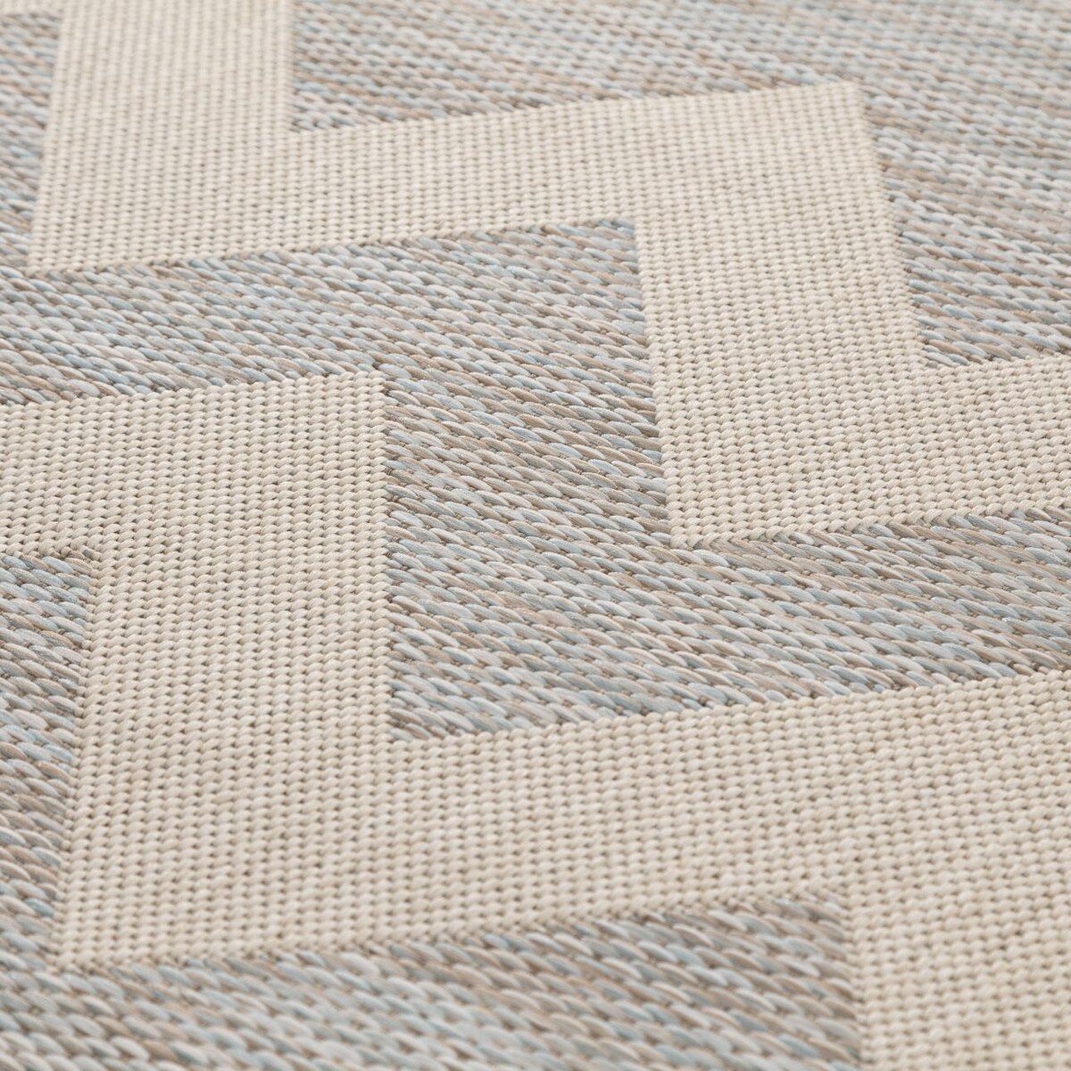 Dywan Modern Chevron beige/ice blue 160x230 cm, 160 x 230 cm