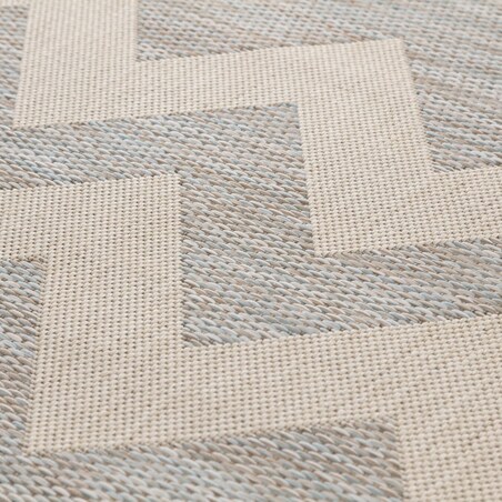 Dywan Modern Chevron beige/ice blue 160x230 cm, 160 x 230 cm