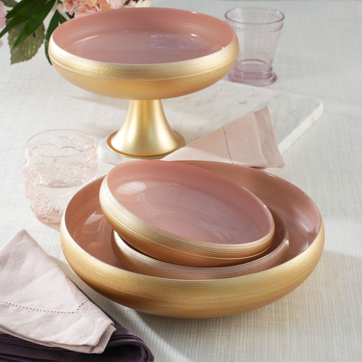 VILLA ITALIA Salaterka szklana 26 cm ROSETTO