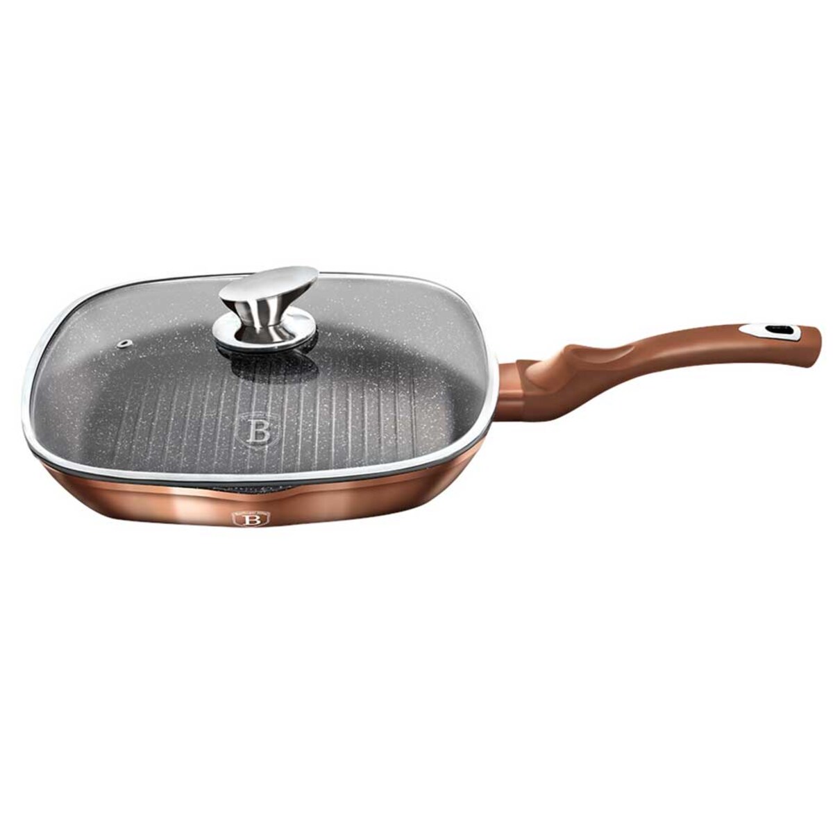 Patelnia grillowa 28 cm z pokrywką Berlinger Haus BH-1610