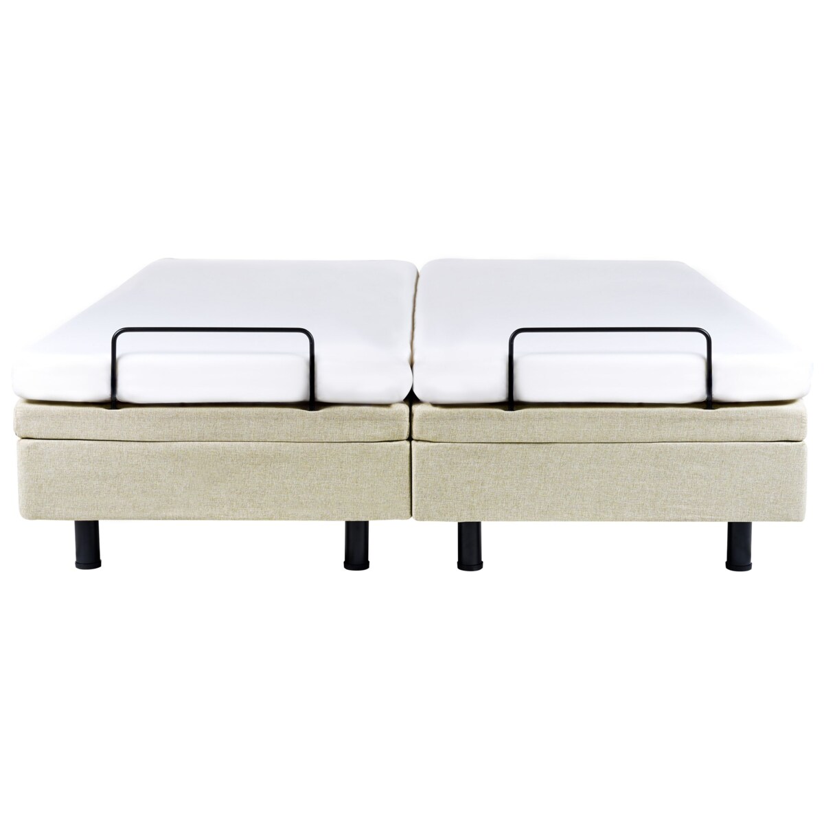 Łóżko regulowane bez zagłówka DUKE II 180 x 200 cm Beżowy