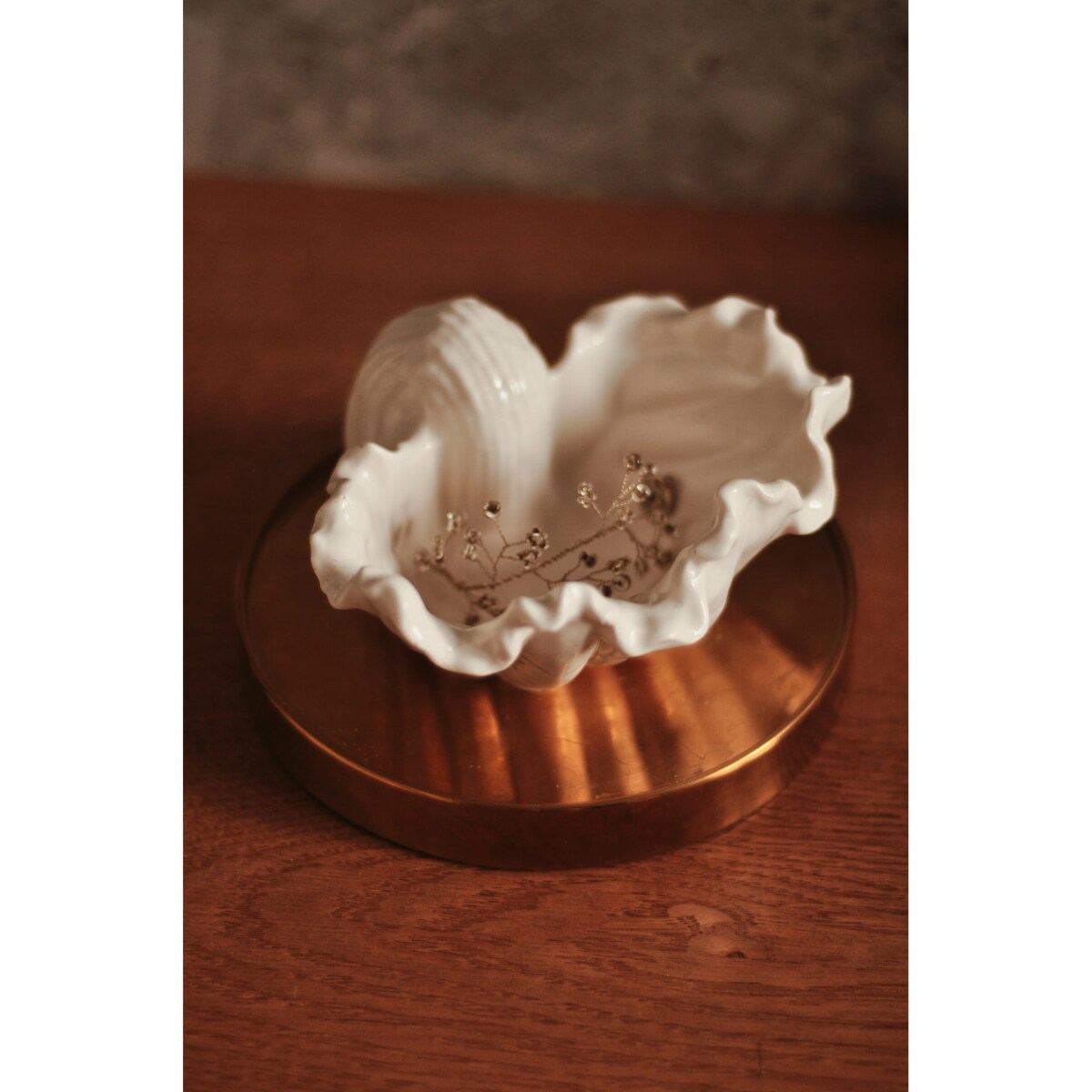 Miska dekoracyjna muszla