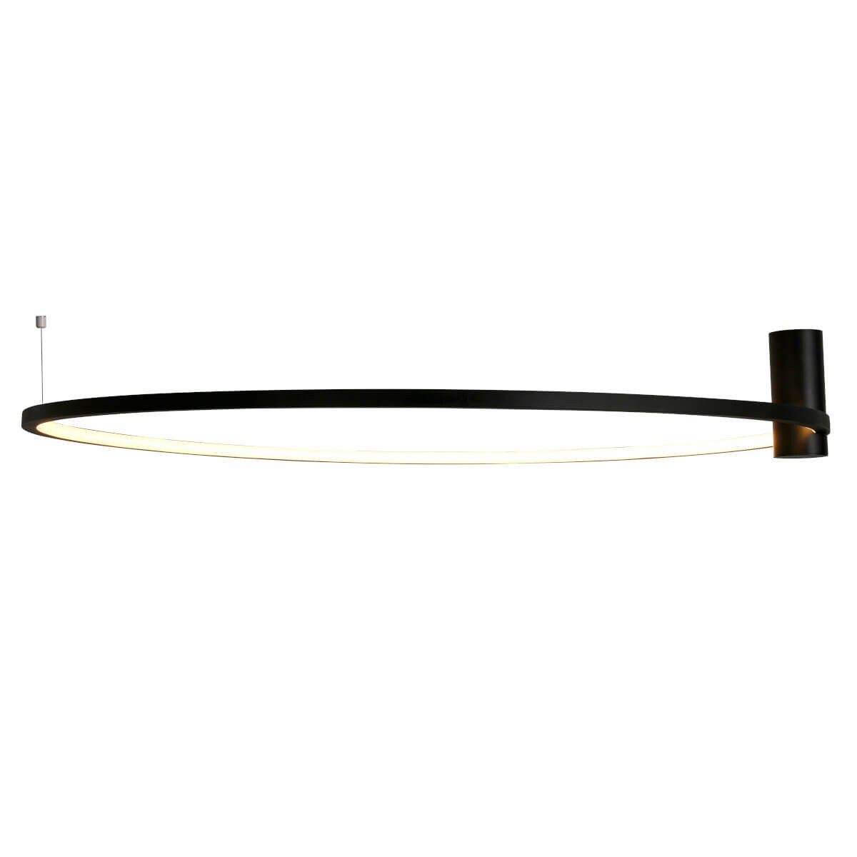 Sufitowa lampa Ringa CL0112-L-BK Yaskr LED 45W 3000-4000K pierścień IP44 czarny