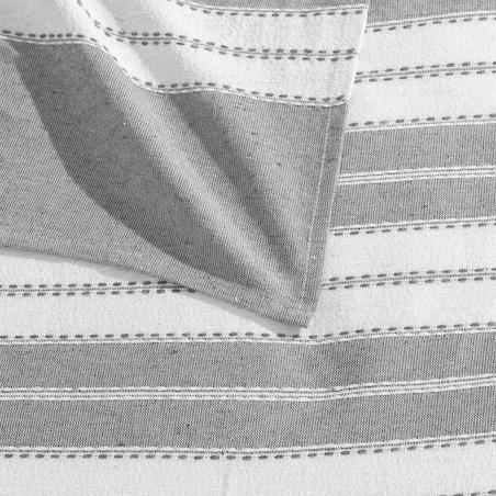 Żakardowa narzuta w pasy ABBY, 180 x 220 cm