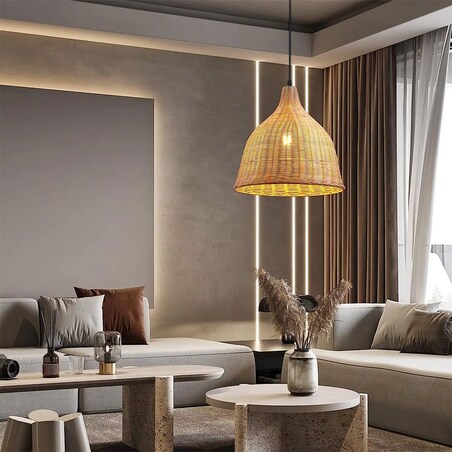 Lampa wisząca pleciona Boho Natural APP1647-1CP