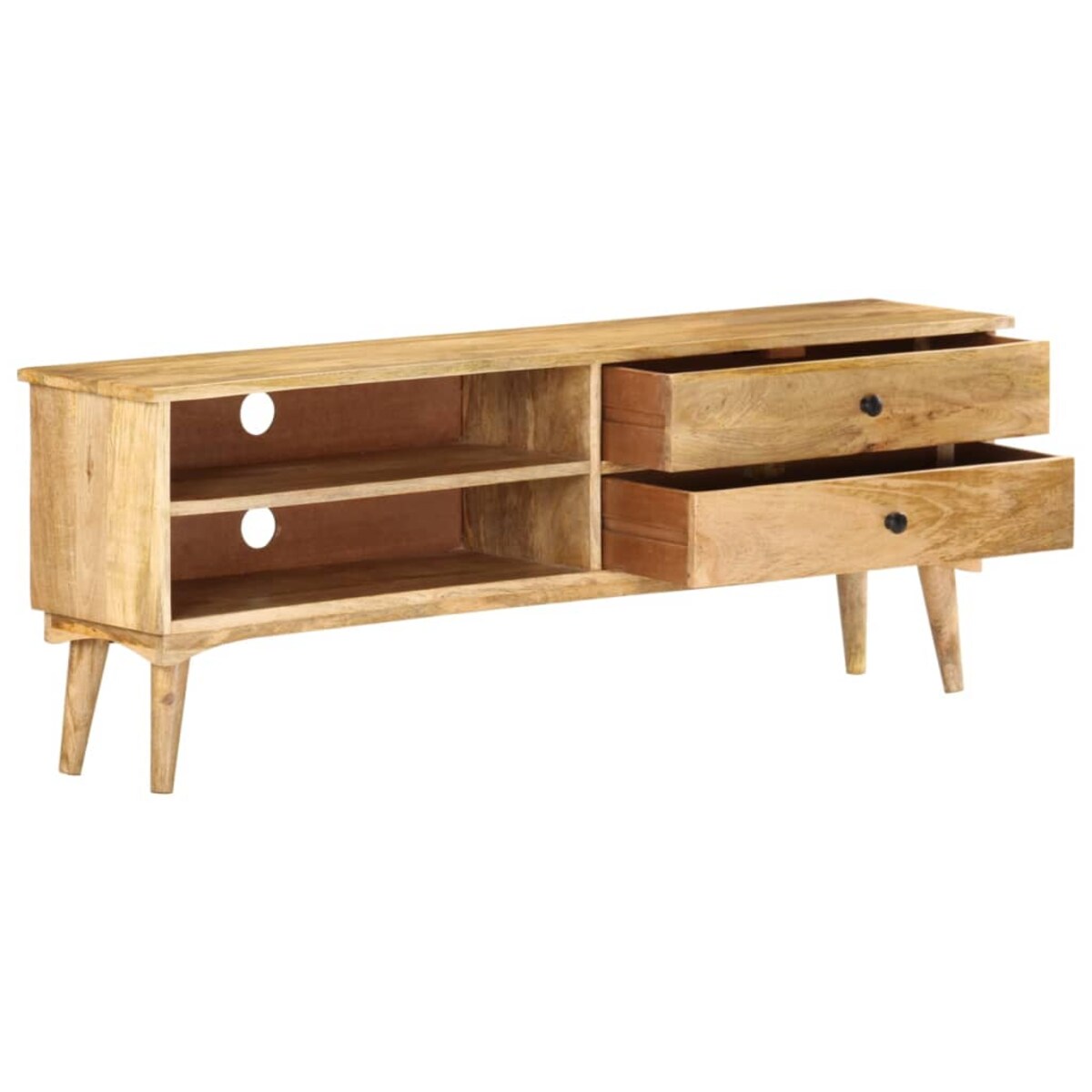 vidaXL Szafka pod telewizor, 140x30x50 cm, lite drewno mango