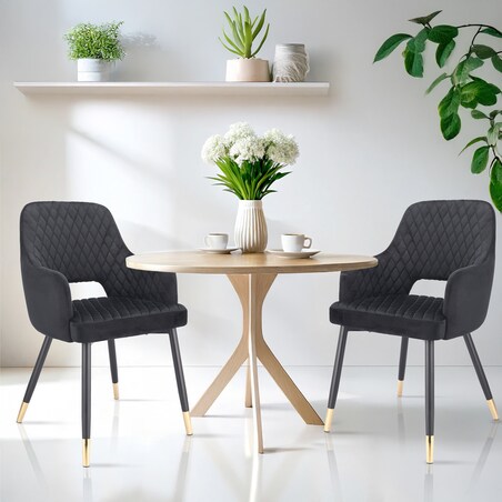 krzesło czarne Borgo