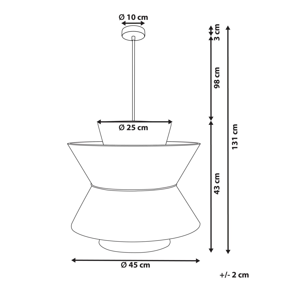 Lampa wisząca ze słomy naturalna TELAMBA