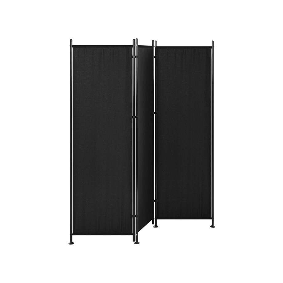 3-panelowy składany parawan pokojowy 160 x 170 cm czarny NARNI