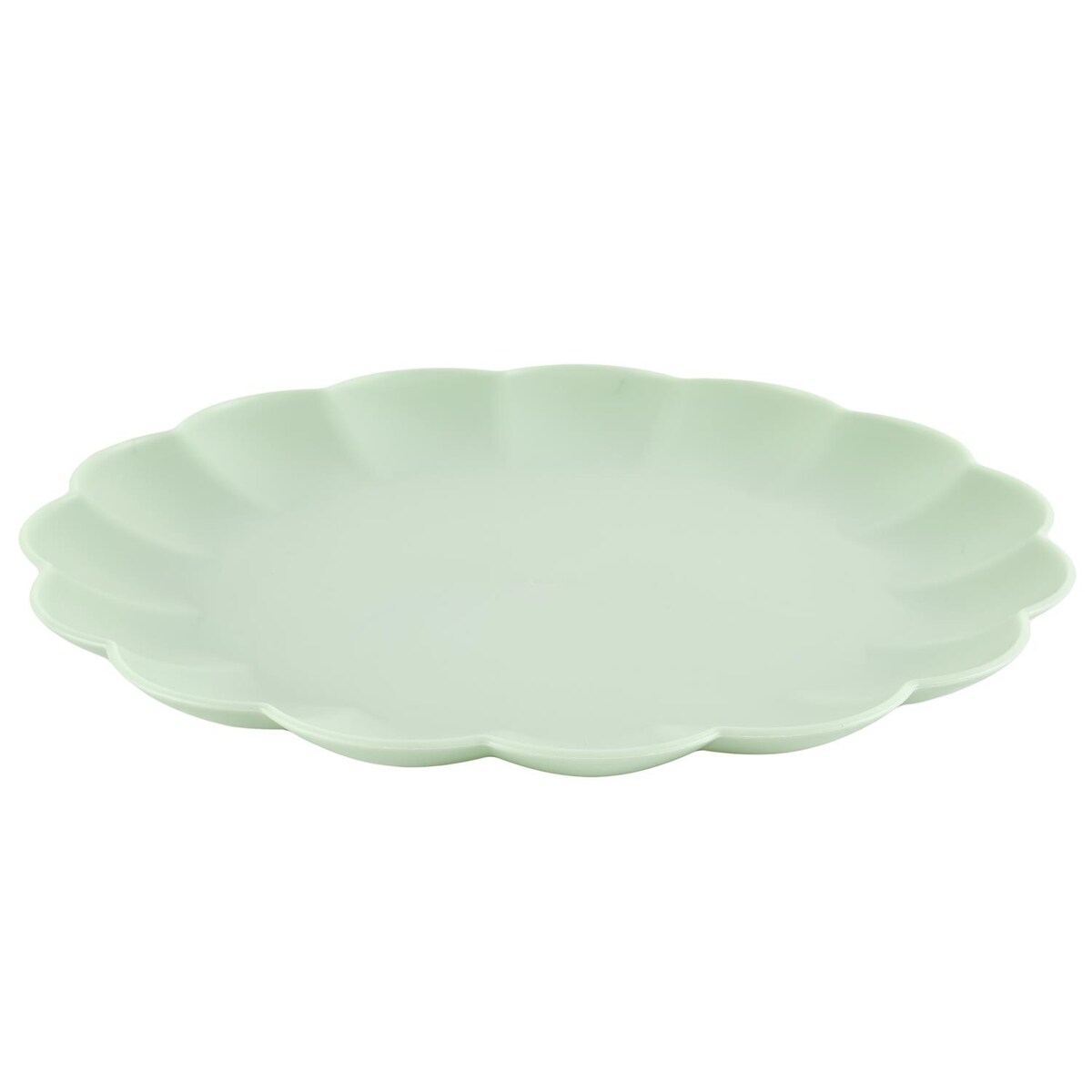 TALERZ OBIADOWY Iris 25,5 cm Z TWORZYWA PP zielony jasny