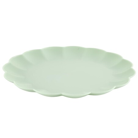 TALERZ OBIADOWY Iris 25,5 cm Z TWORZYWA PP zielony jasny