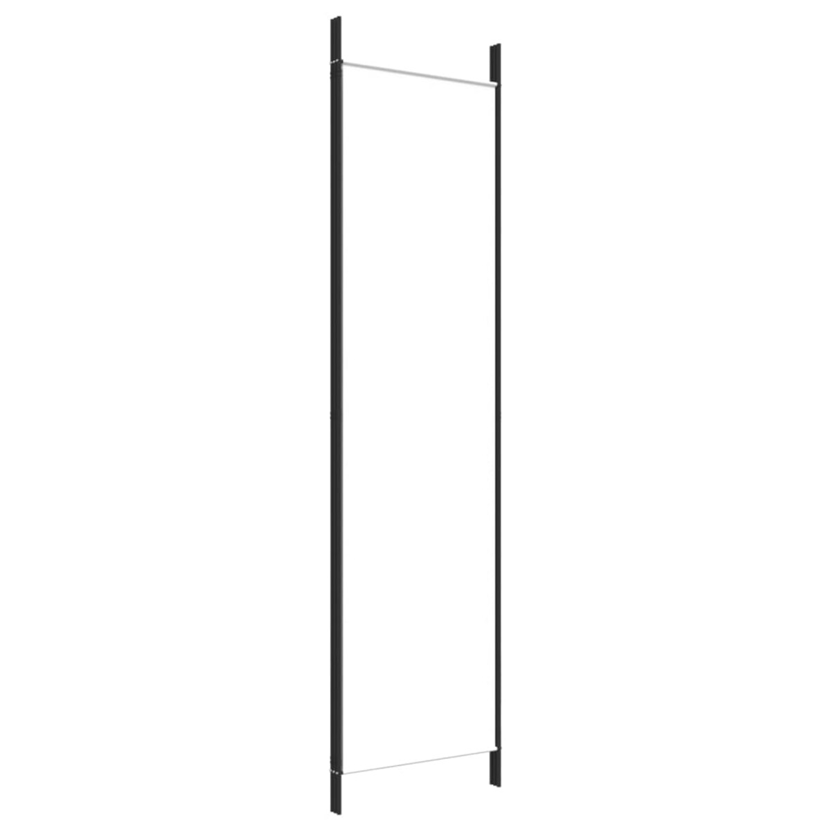 vidaXL Parawan 3-panelowy, biały,150x200 cm, tkanina
