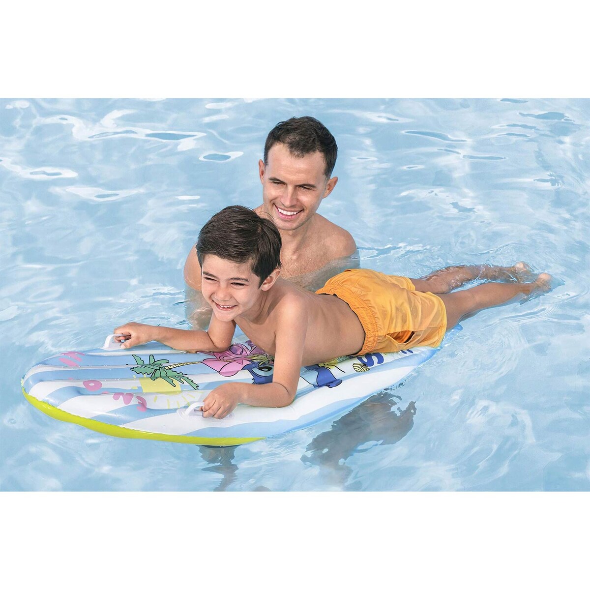 Dmuchana deska do pływania Bestway 9104V Stitch Surfing materac dla dzieci