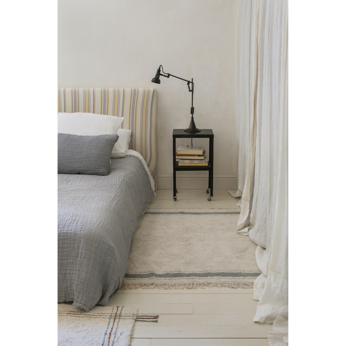 Dywan bawełniany Gastro Vintage Blue 90x130 cm Lorena Canals