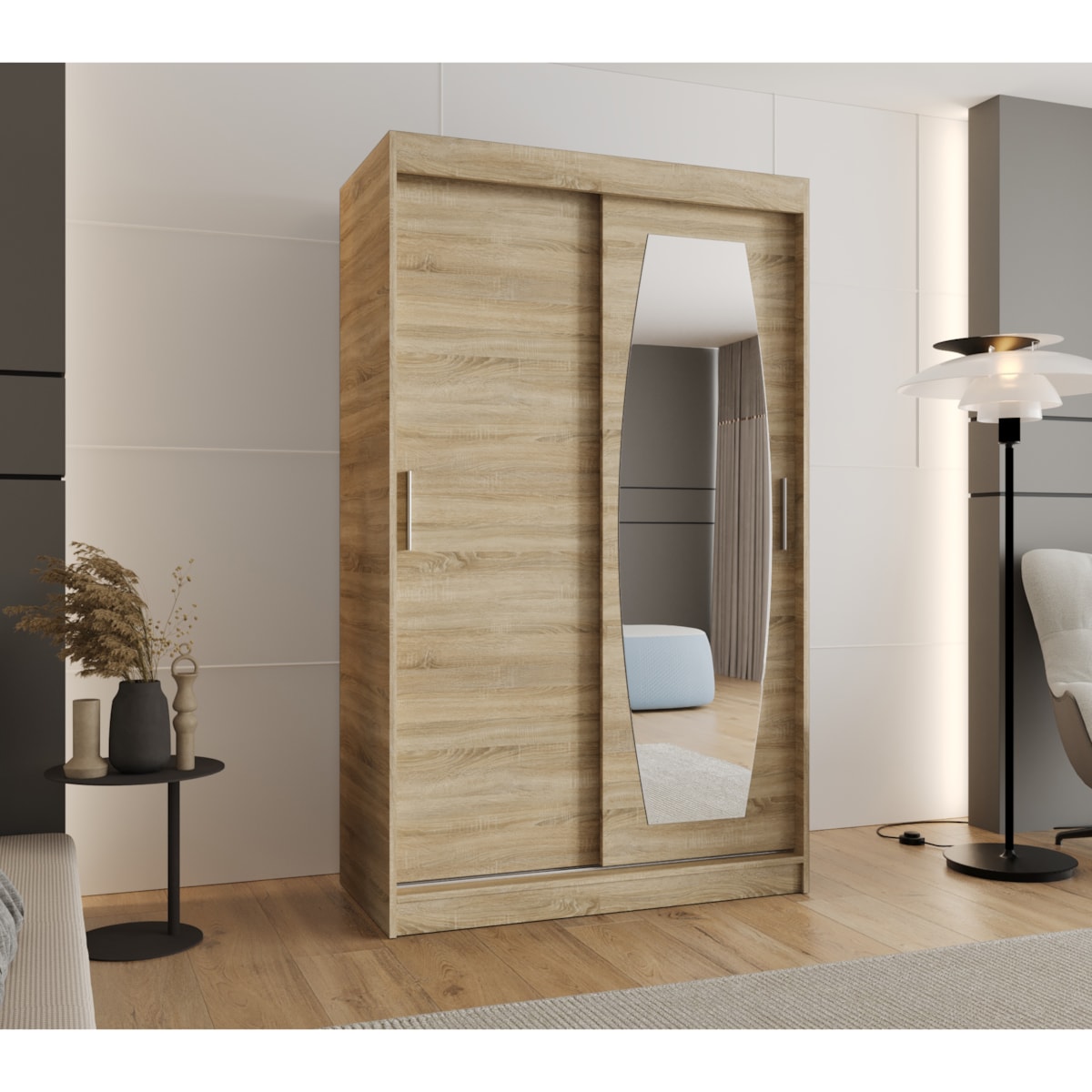 Szafa przesuwna ROSSA 120 sonoma