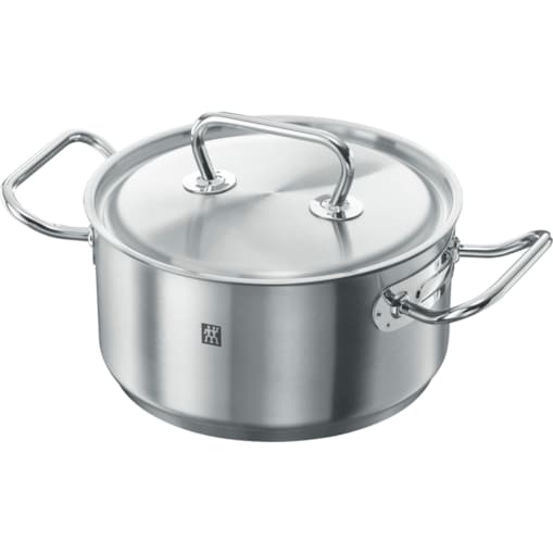 Garnek niski z pokrywką Zwilling Twin Classic - 3 ltr