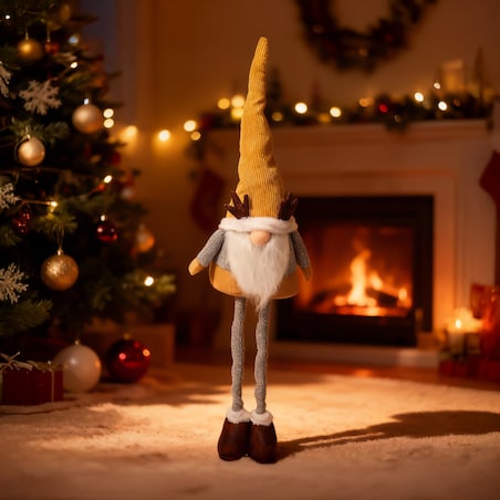 Skrzat świąteczny na teleskopowych nogach ozdoba na święta