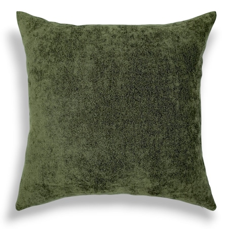 Ciemnozielony zestaw trzech poduszek dekoracyjnych - Kwiaty Lotosu