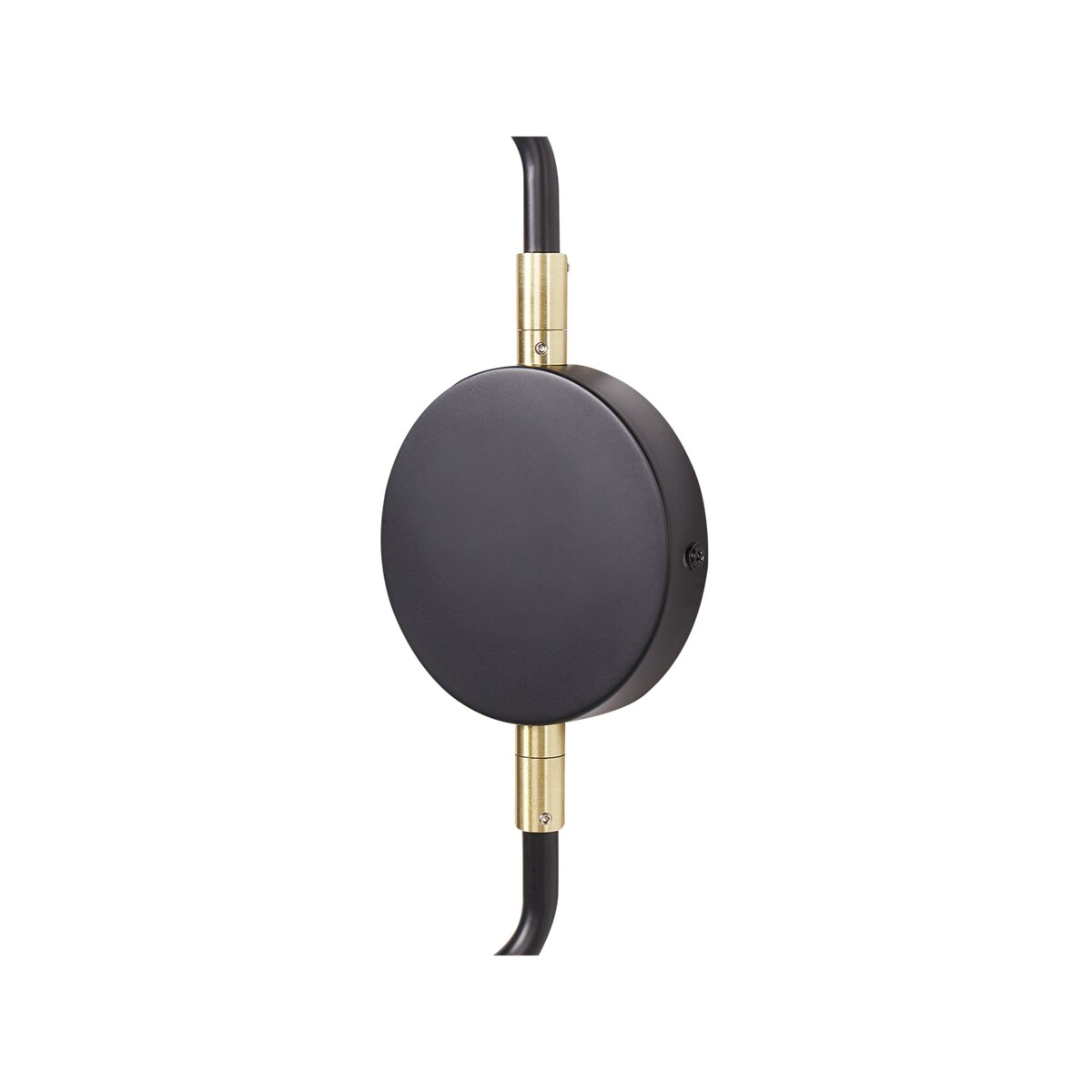 Lampa ścienna metalowa 2-punktowa czarna KADASSA