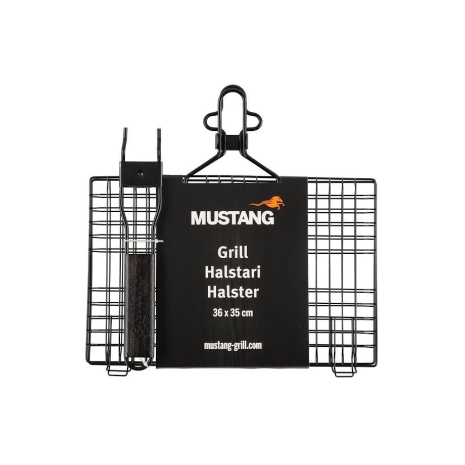 Kratka na grilla z odczepianą rączką MUSTANG