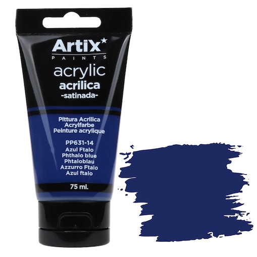 farba akrylowa artix pp631-14 phthalo blue 75ml