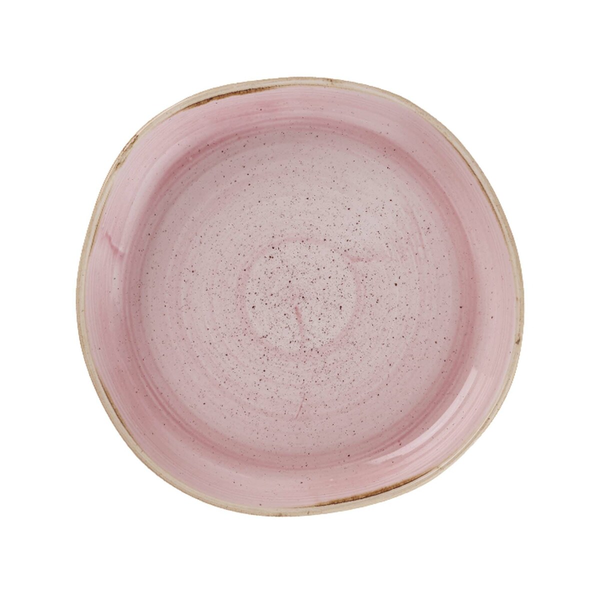 Talerz organiczny z wysokim rantem Stonecast Petal Pink, 200mm