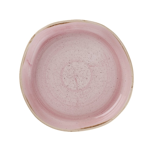 Talerz organiczny z wysokim rantem Stonecast Petal Pink, 200mm
