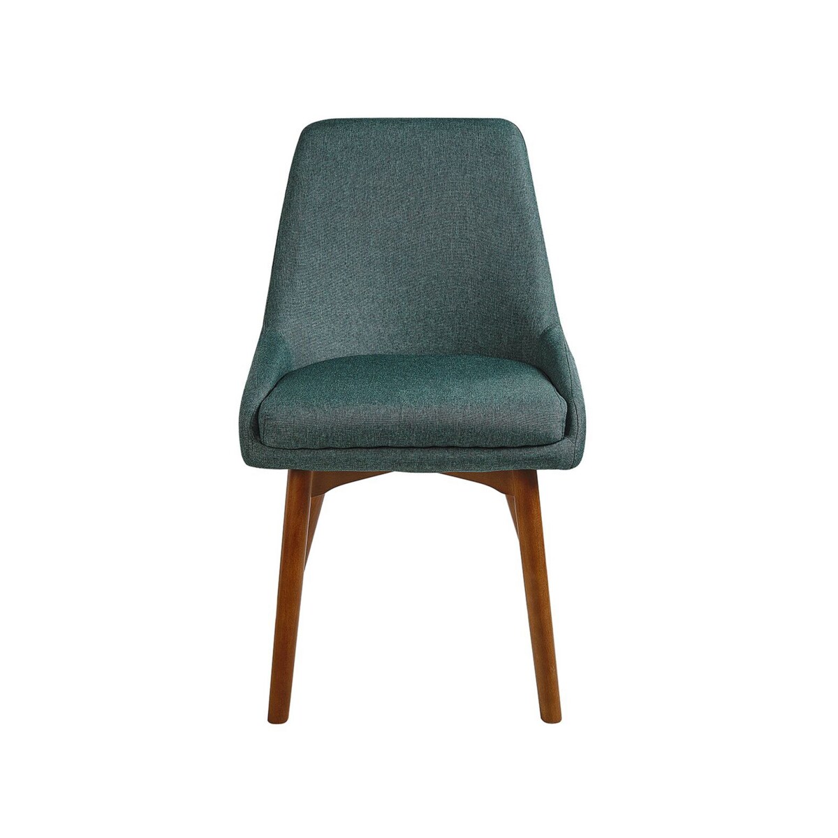 Zestaw 2 krzeseł do jadalni zielony MELFORT