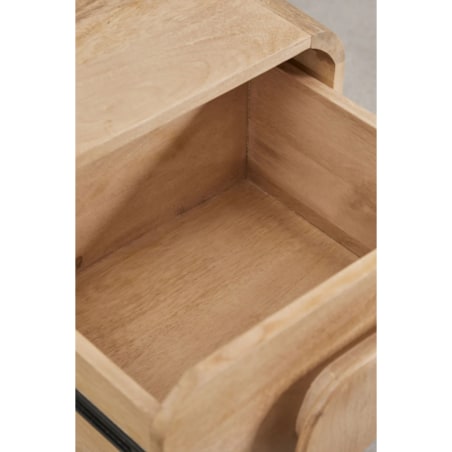 Szafka nocna z drewna mango i akacjowego Joel