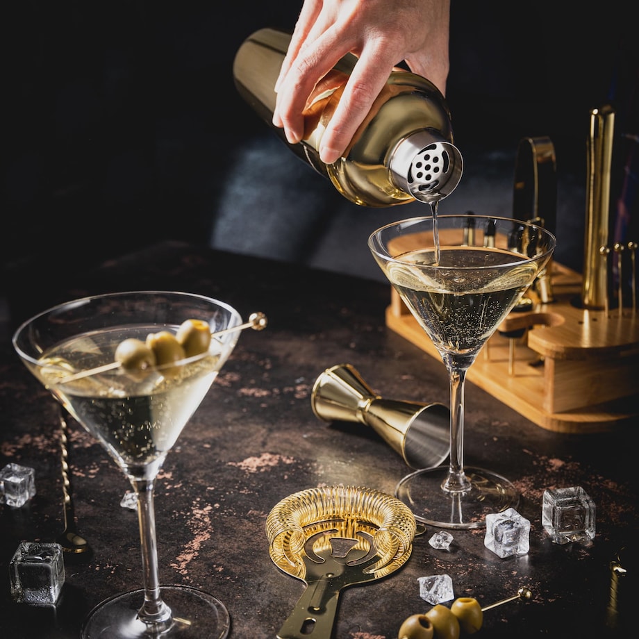 Zestaw barmański 16 elementów Shaker KLAUSBERG złoty