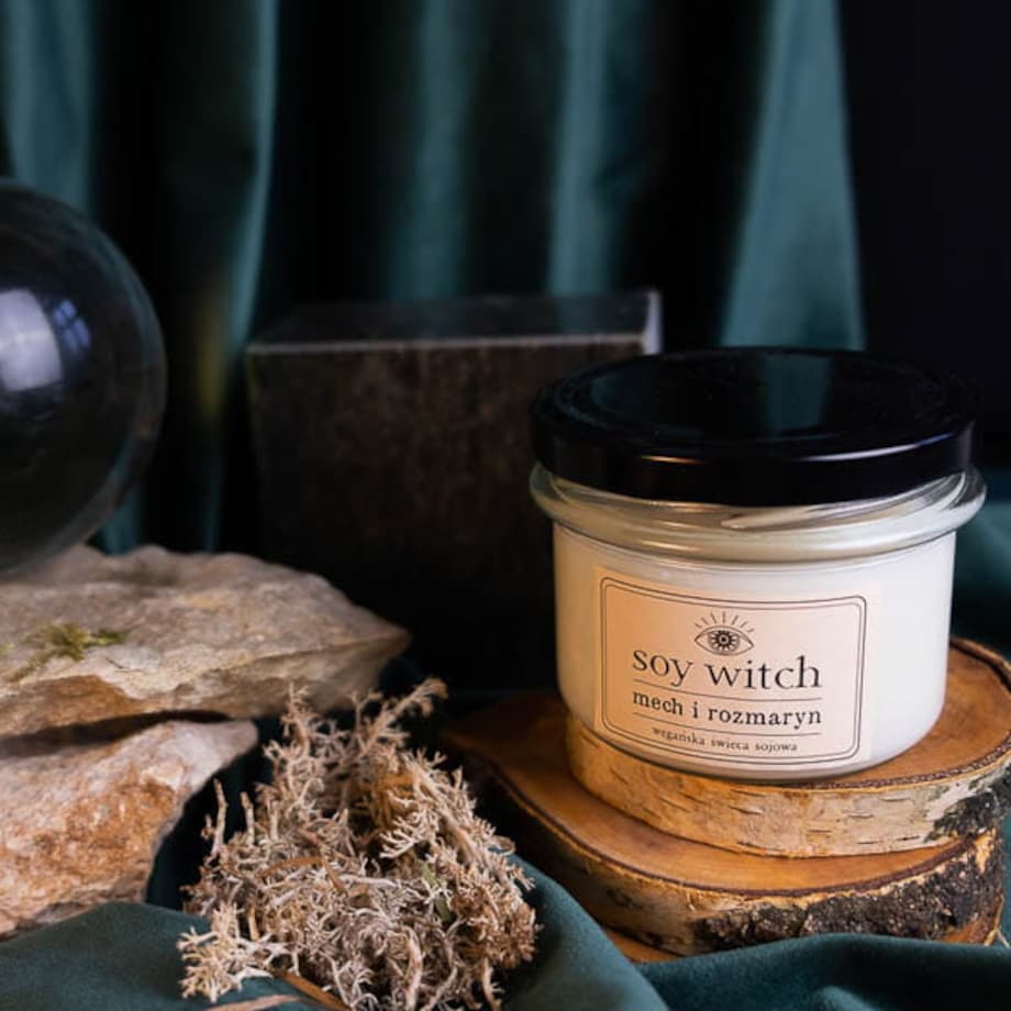 Soy Witch Mech i rozmaryn – świeca sojowa 235 ml