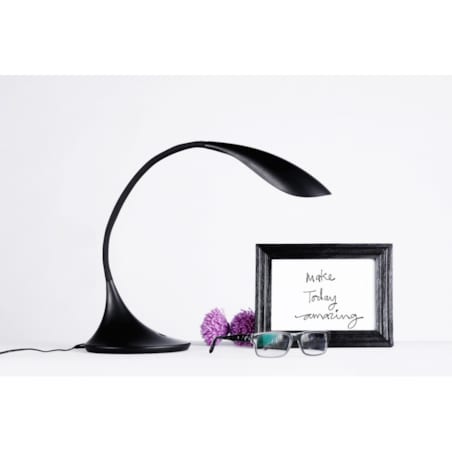 Konsimo TIFER Lampa biurkowa, czarny/matowy