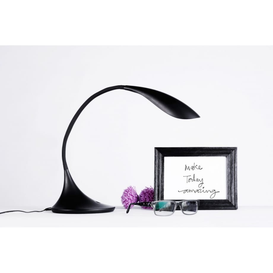 Konsimo TIFER Lampa biurkowa, czarny/matowy