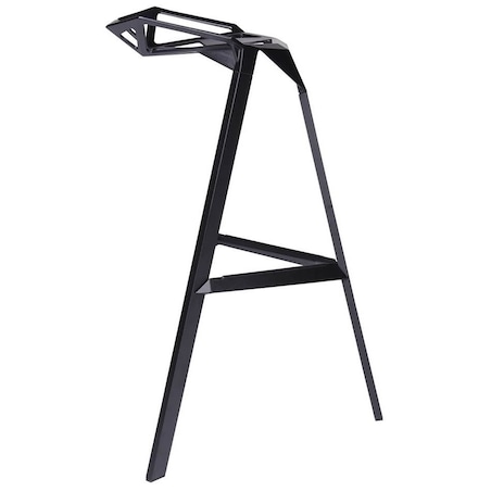 Nowoczesny hoker Split Premium czarny minimalistyczny