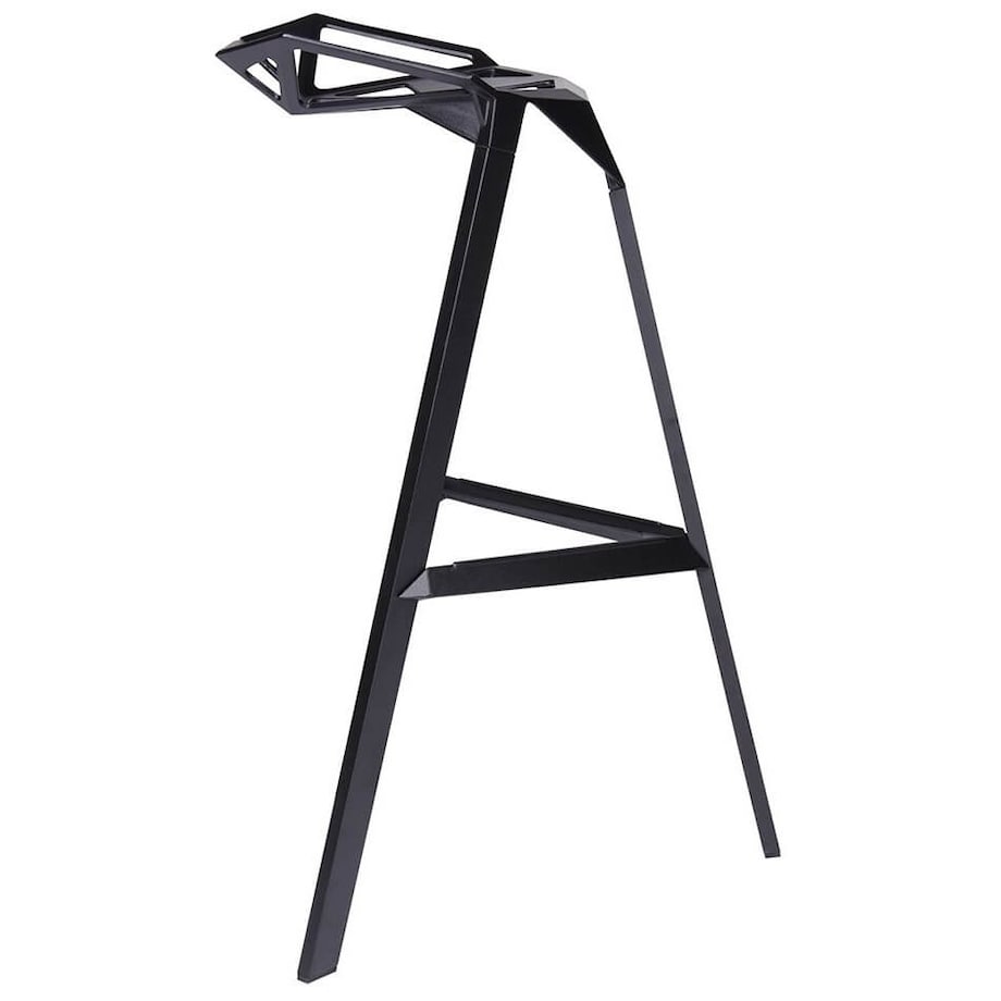 Nowoczesny hoker Split Premium czarny minimalistyczny