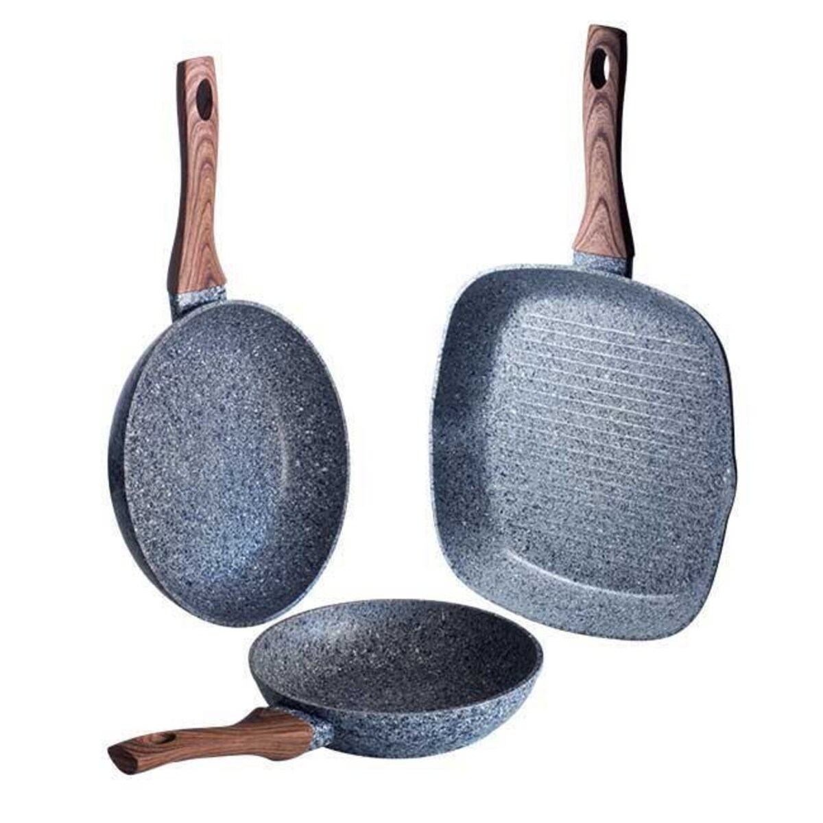 Zestaw 3 Patelni Granitowych Berlinger Haus Bh-1215