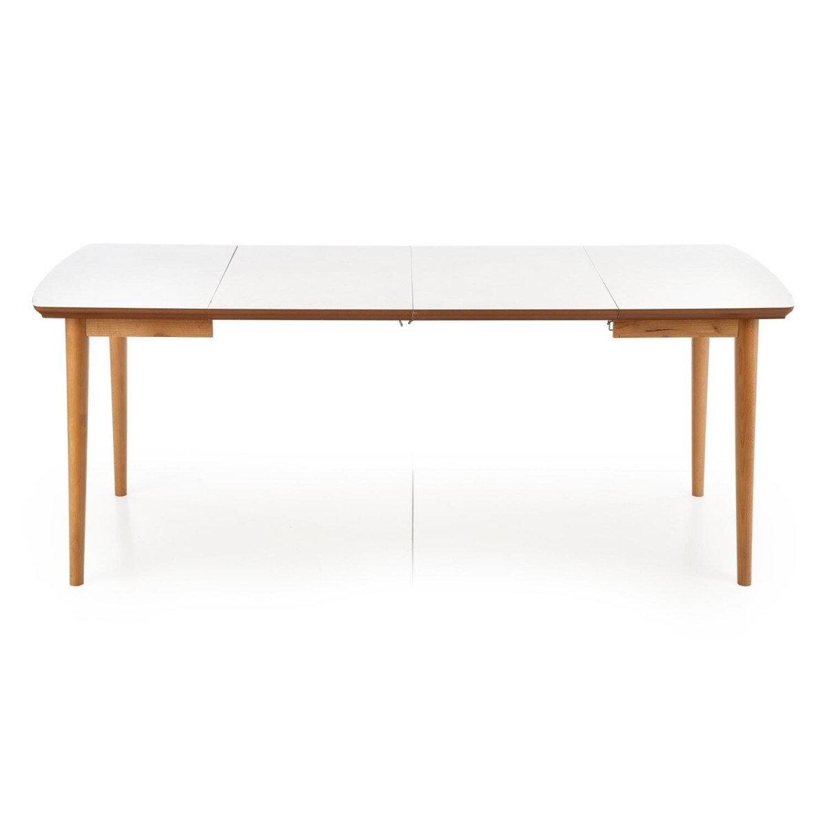 STÓŁ ROZKŁADANY Terra biały mat i dąb 90-190/80/75 cm