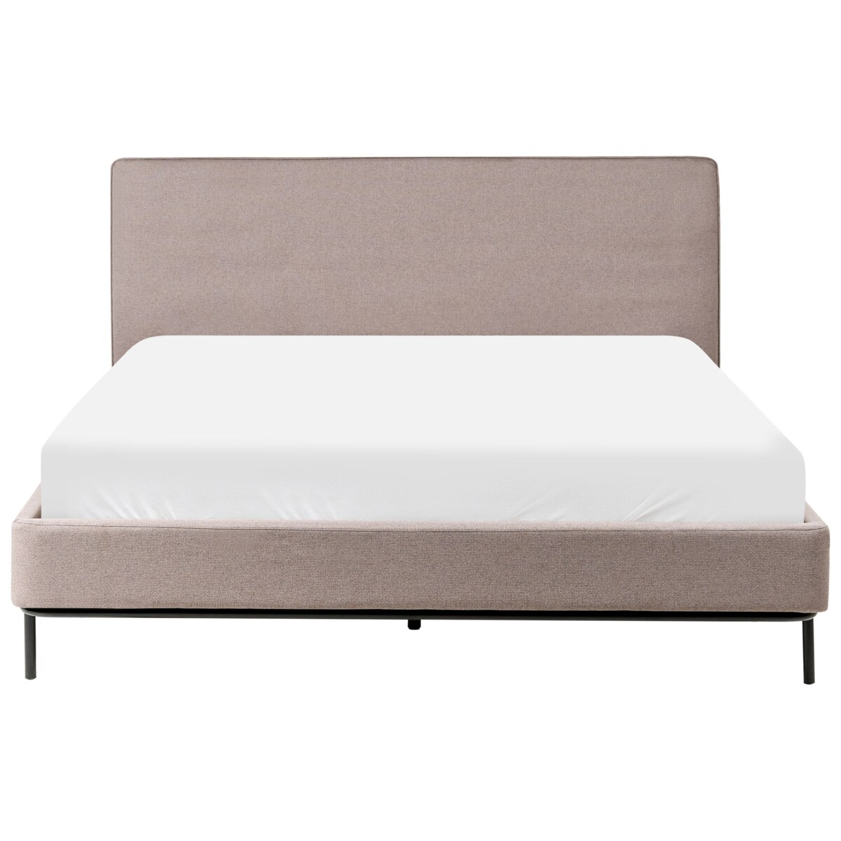 Łóżko CORIO 160 x 200 cm Beżowoszary