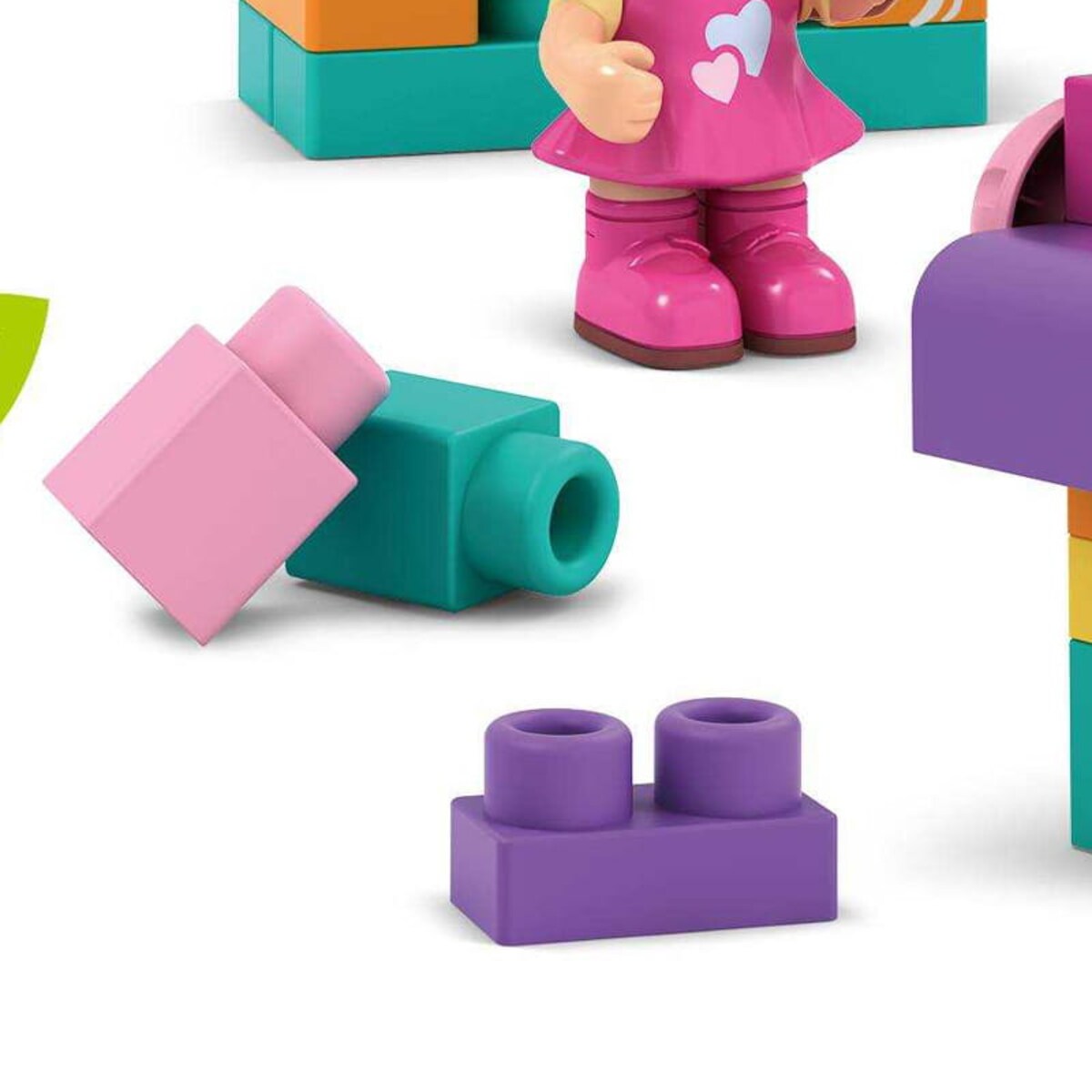 SOFT blocks + laleczki - miękkie klocki konstrukcyjne 62 elementy