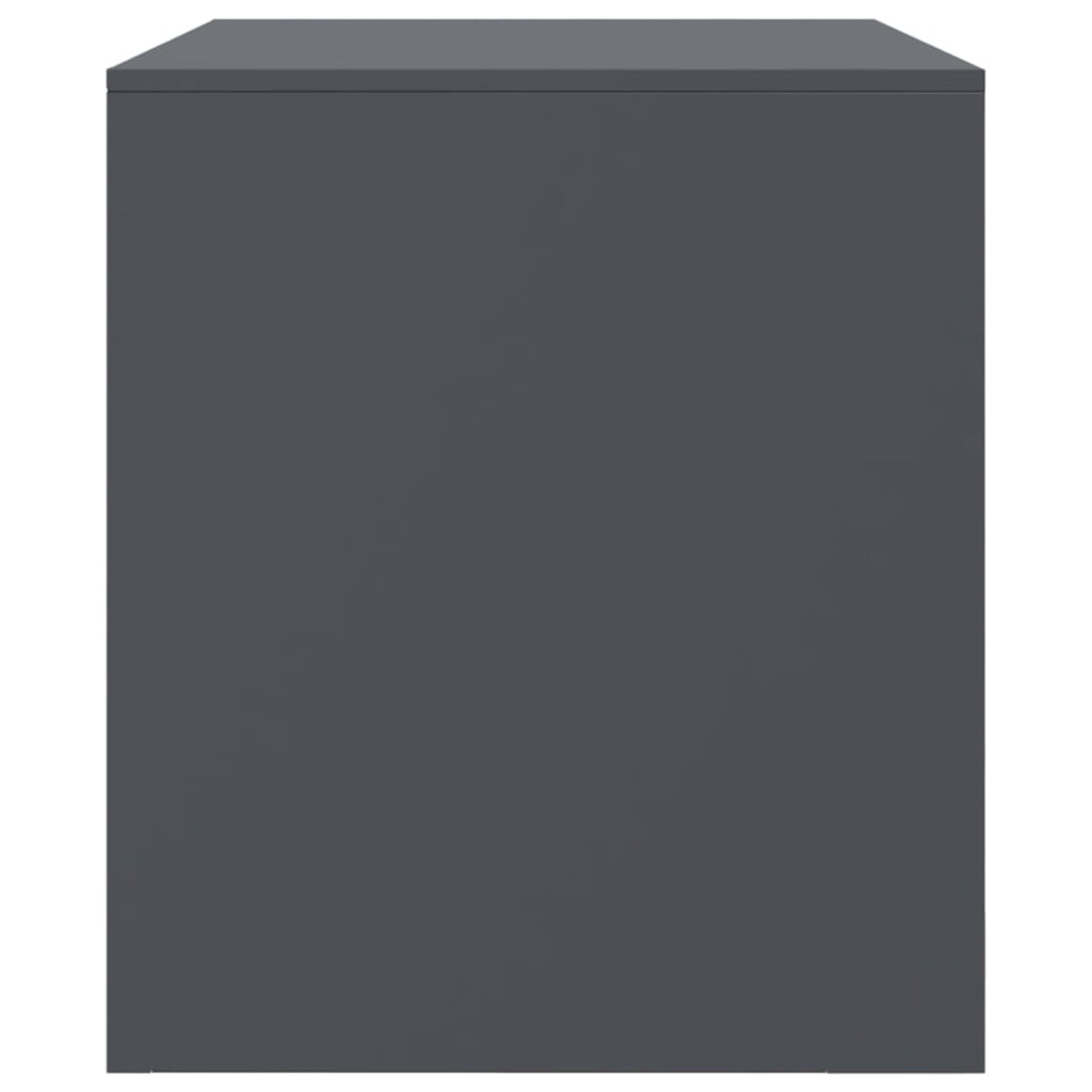 vidaXL Szafka pod telewizor, antracytowa, 67x39x44 cm, stalowa