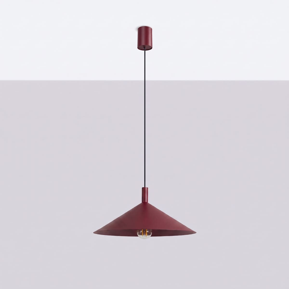 Lampa wisząca NOX 40 burgund