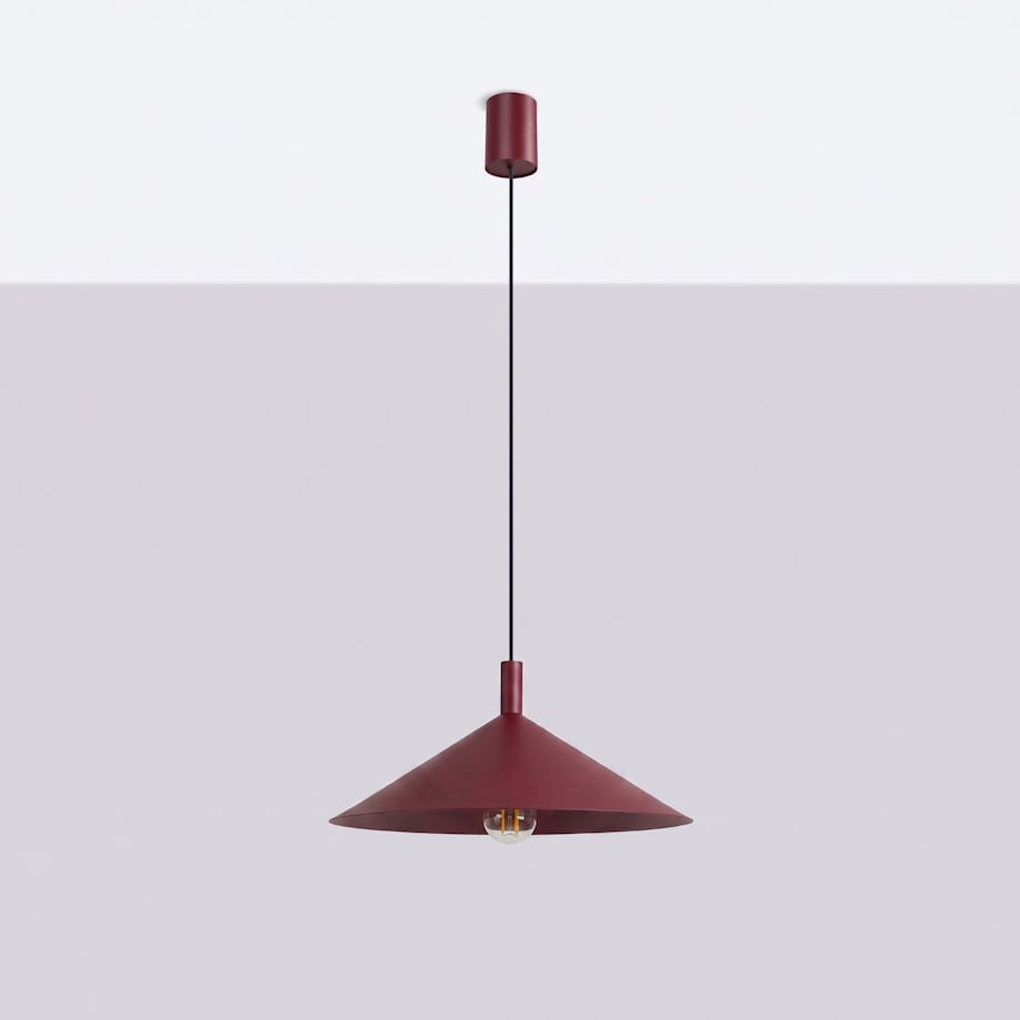 Lampa wisząca NOX 40 burgund