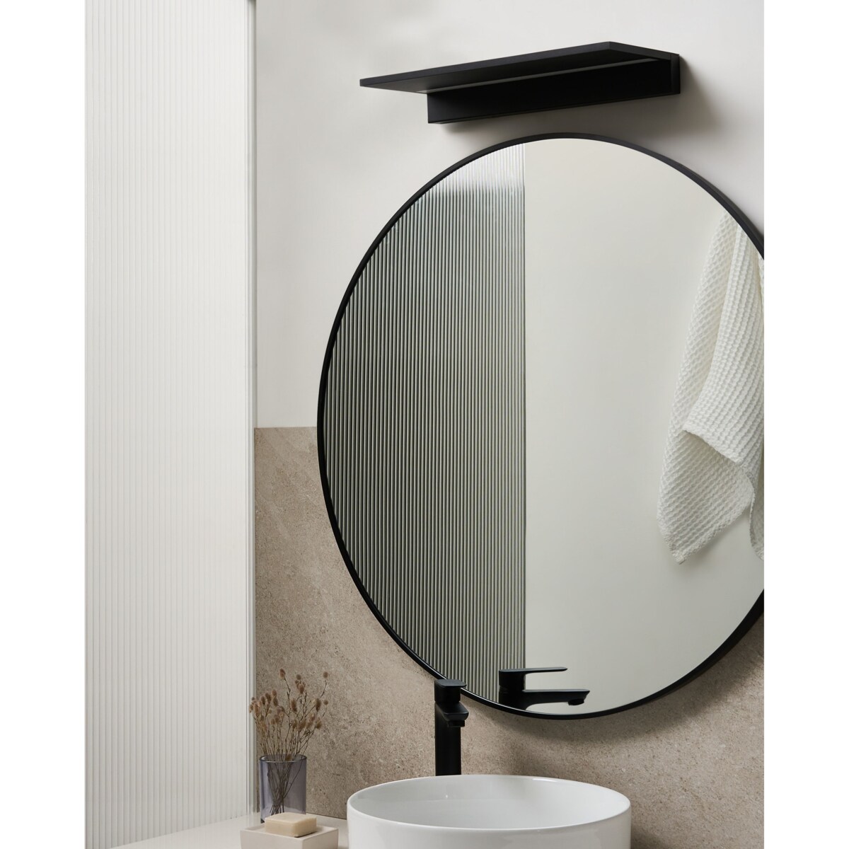 Lampa ścienna FERREIRA Metal Czarny